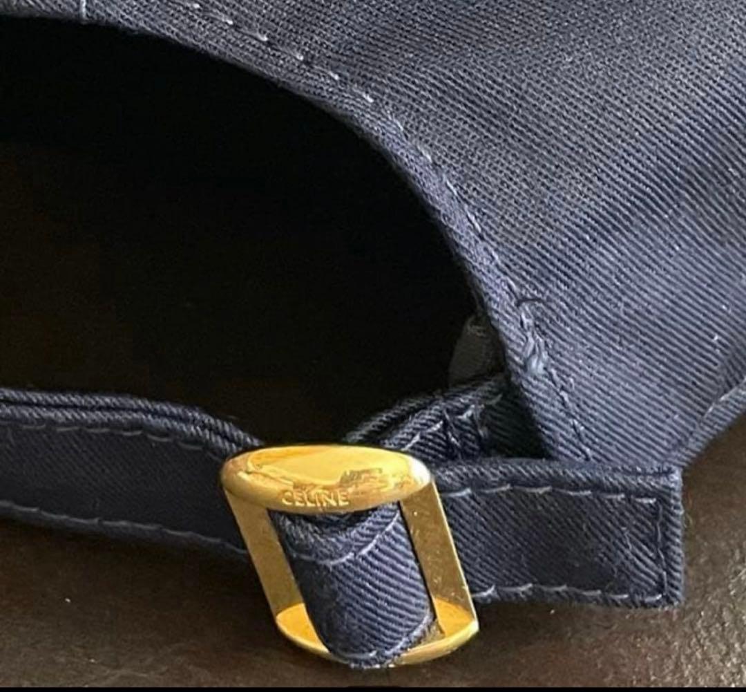 CELINE セリーヌ Cロゴ キャップ Sサイズ