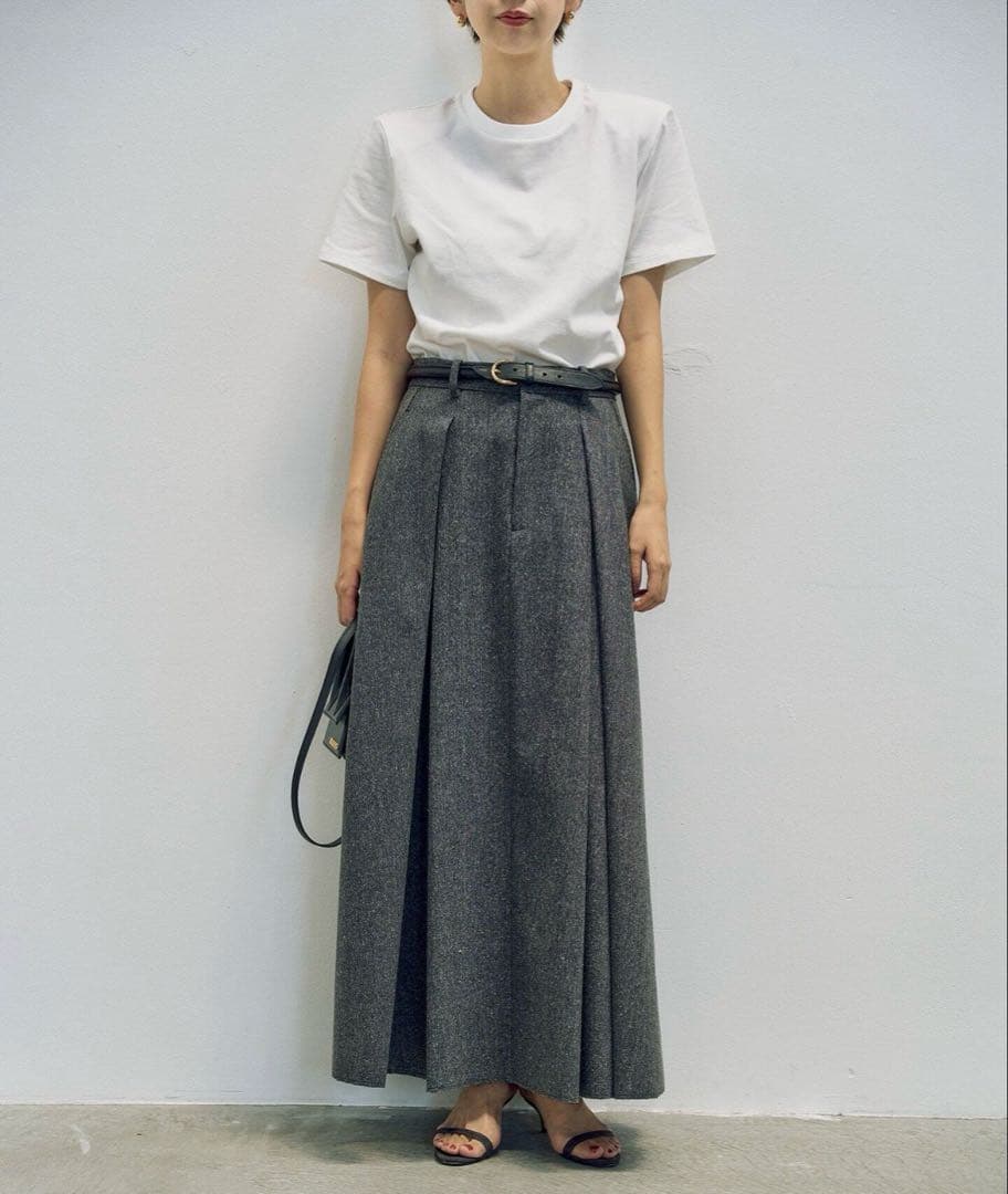 新品未使用タグ付Plage RIAM TWEEDボンディング スカート34サイズ