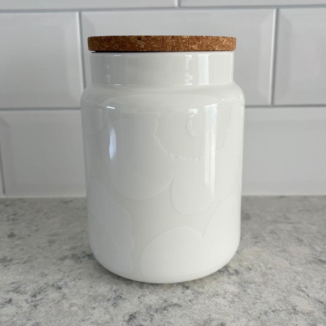 マリメッコ☆コルク蓋つきジャー 1.2L