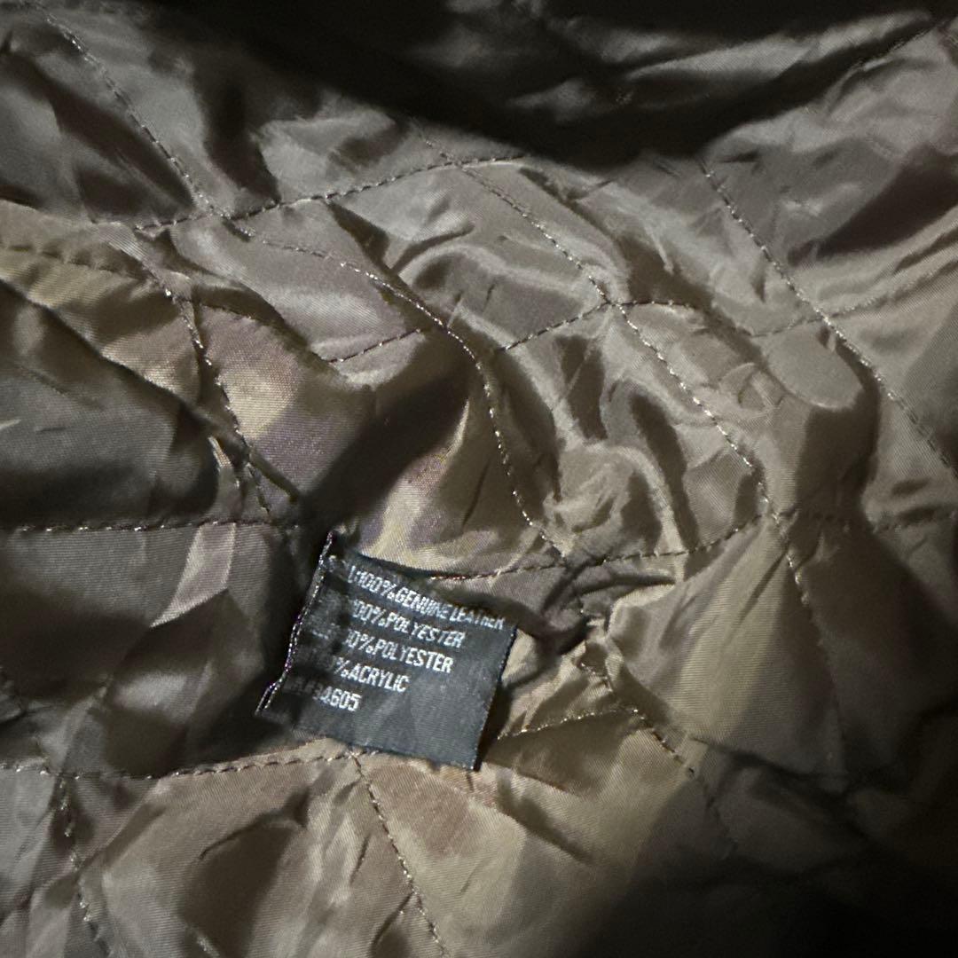 00s ABERDEEN スエード 本革 中綿 MA-1 ドリズラー ブルゾン