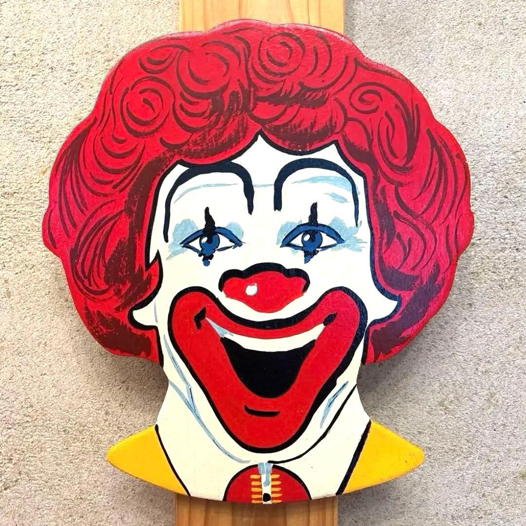 スーパーレア！　1960’s ロナルドマクドナルド　店舗用　ディスプレイ　看板