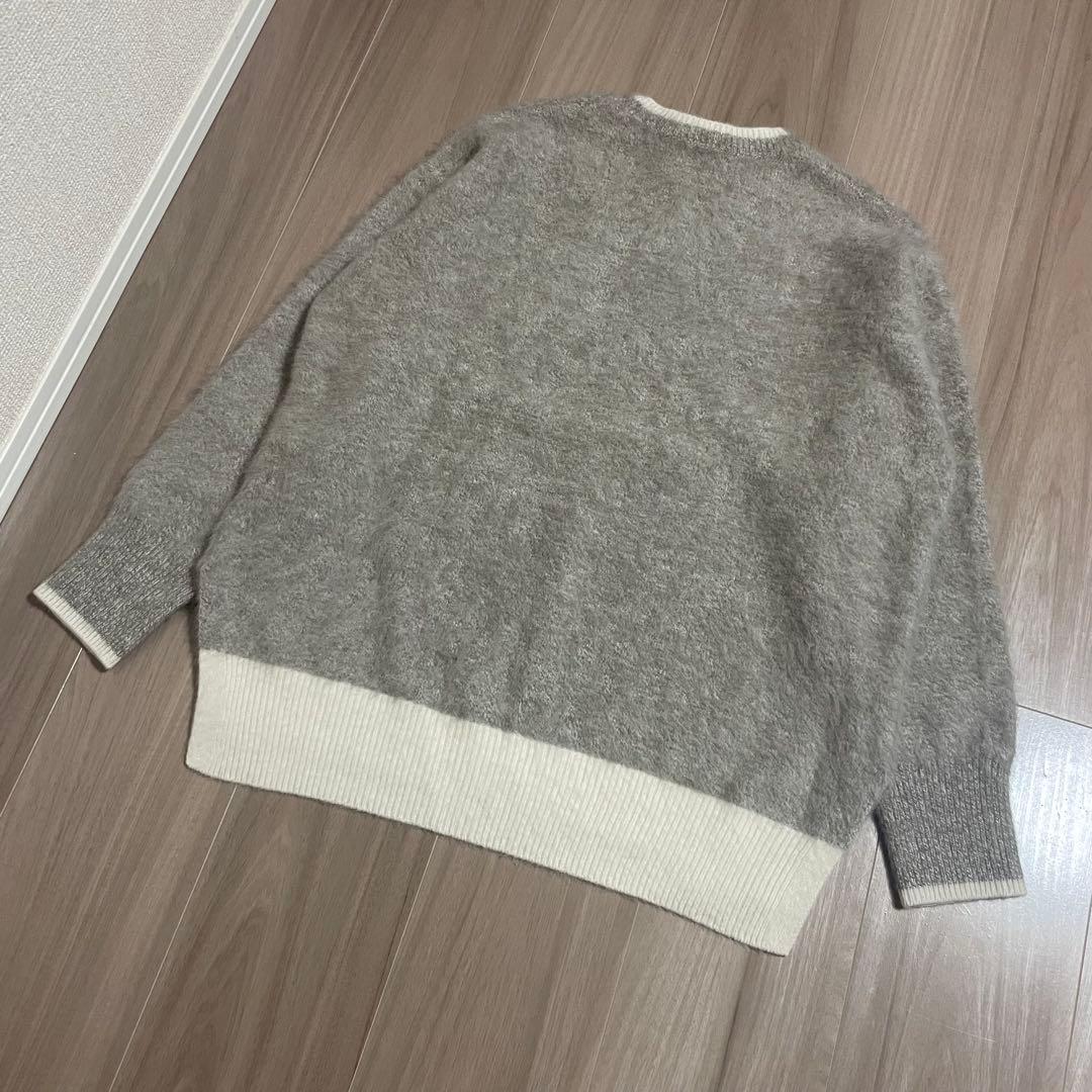 【美品クリーニング済】ユナイテッドアローズ フォックスカシミヤクルーネックニット