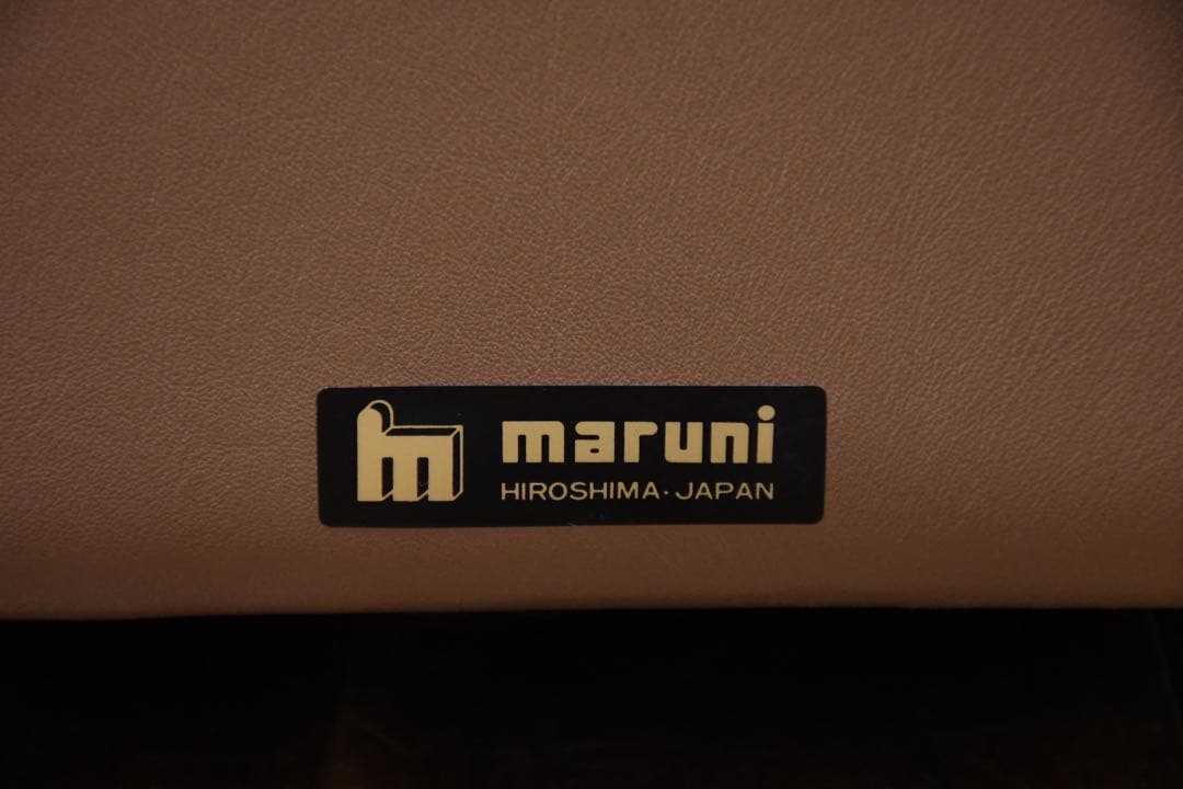 DLK151 マルニ木工 レザー/本革張り オットマン フットスツール 足置き