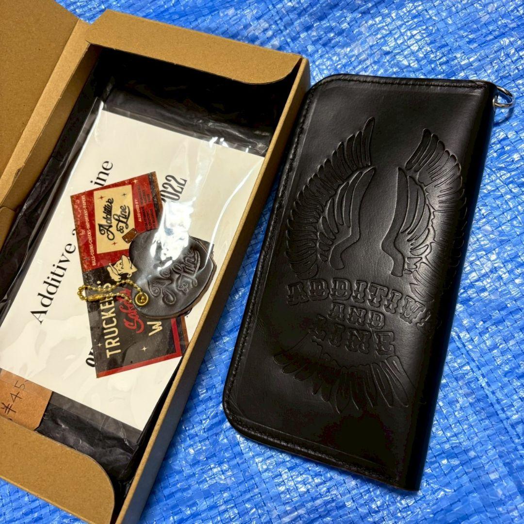 レア　ADDITIVE AND LINE 長財布 トラッカーウォレット