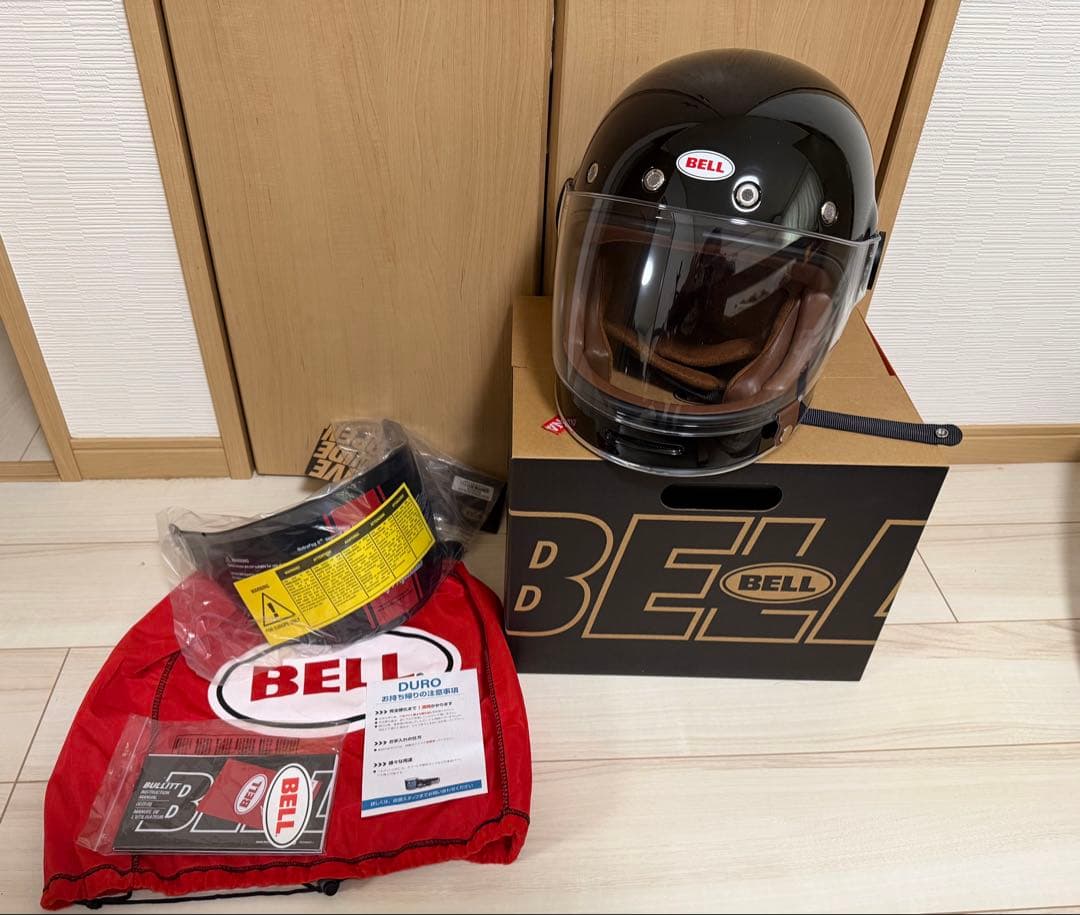 BELL BULLITT XL スモークシールド付き　ガラスコーティング済み