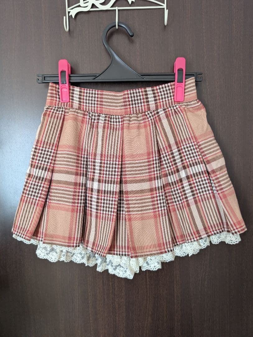 00s LIZLISA チェック柄 スカパン サイズ０【美品】