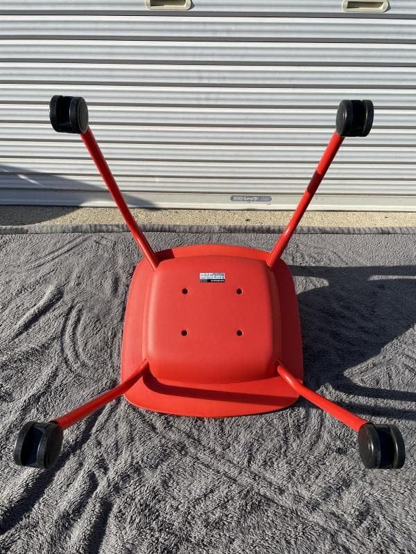 【美品】オカムラ　8124RL FPE8　6脚セット　座パッド・キャスター付