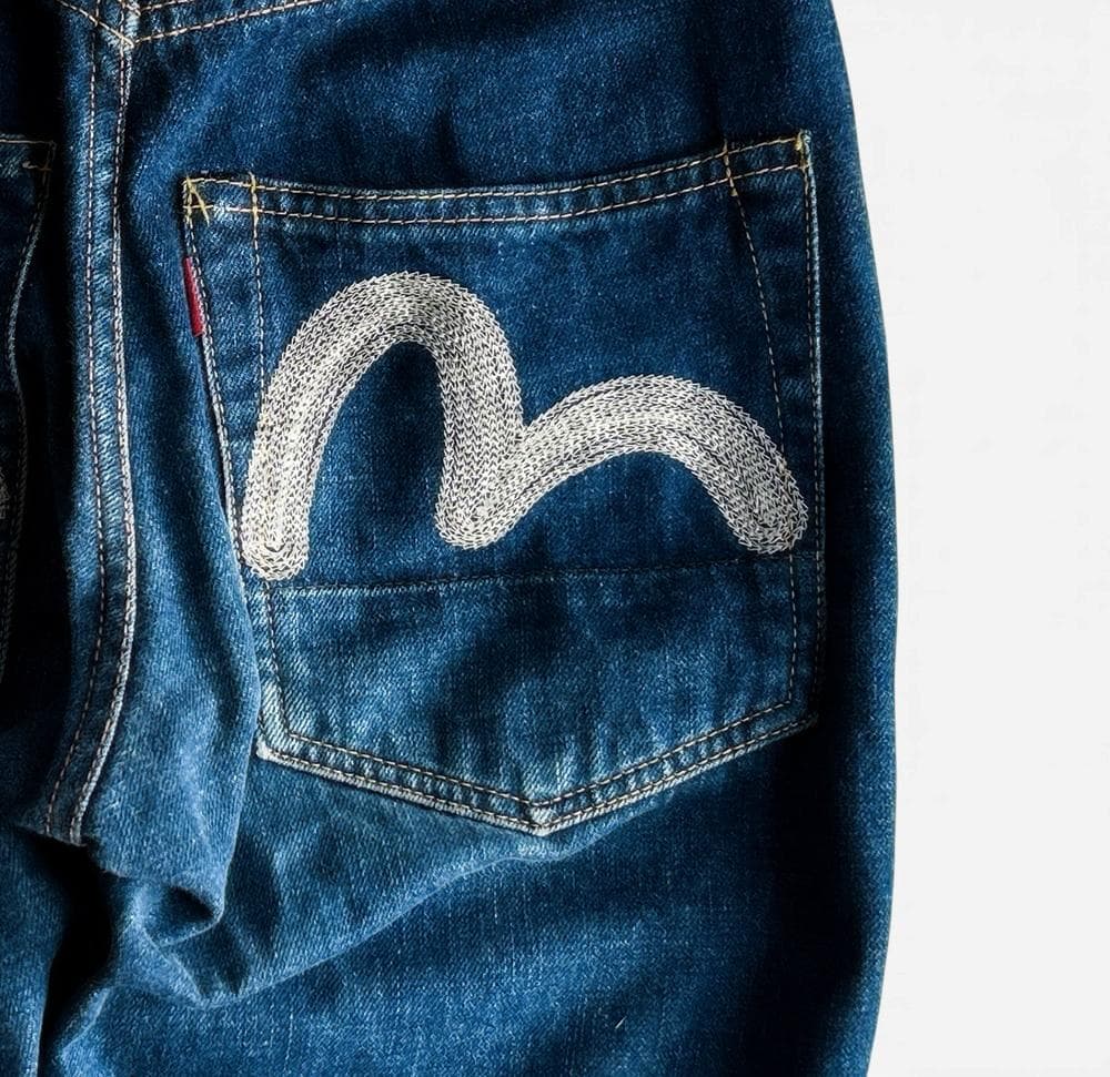 EVISU エヴィス 2518R 白カモメ デニムパンツ レディース 28✕33