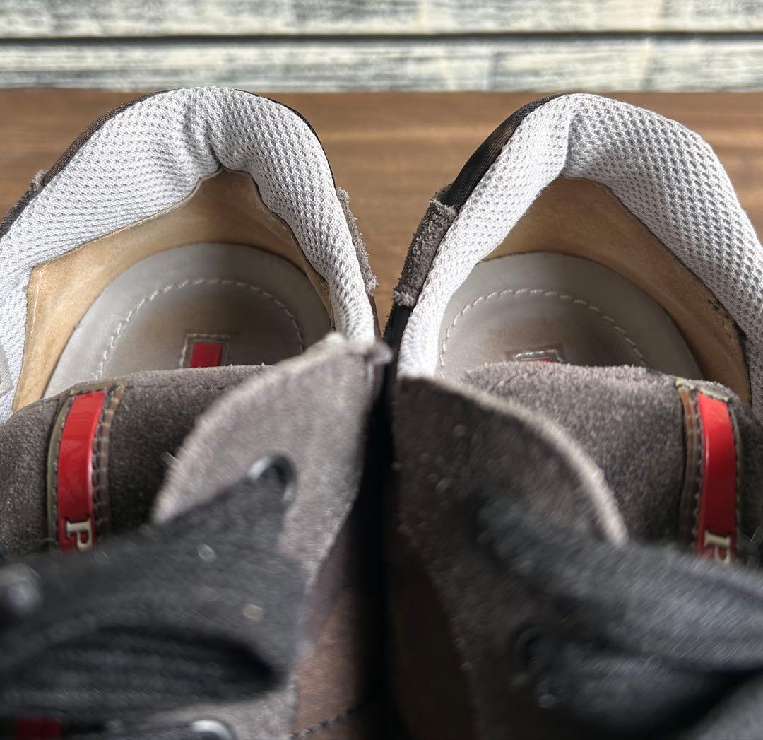 PRADA プラダ　カモフラージュ スエード スニーカー 24.0cmイタリア製