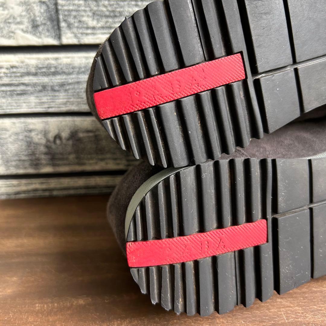 PRADA プラダ　カモフラージュ スエード スニーカー 24.0cmイタリア製