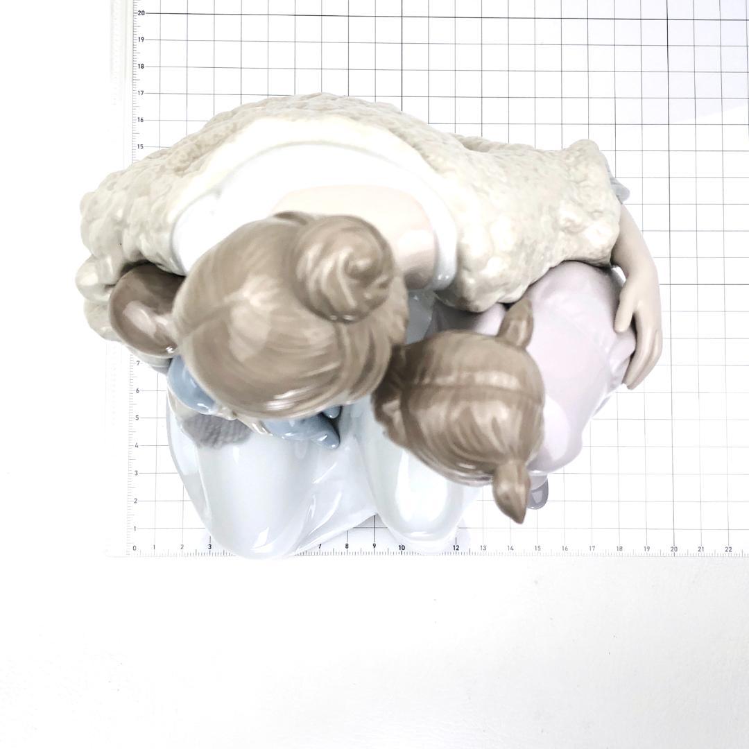 【美品】リヤドロ／フィギュリン 母と子 新しい家族 23cm／6939