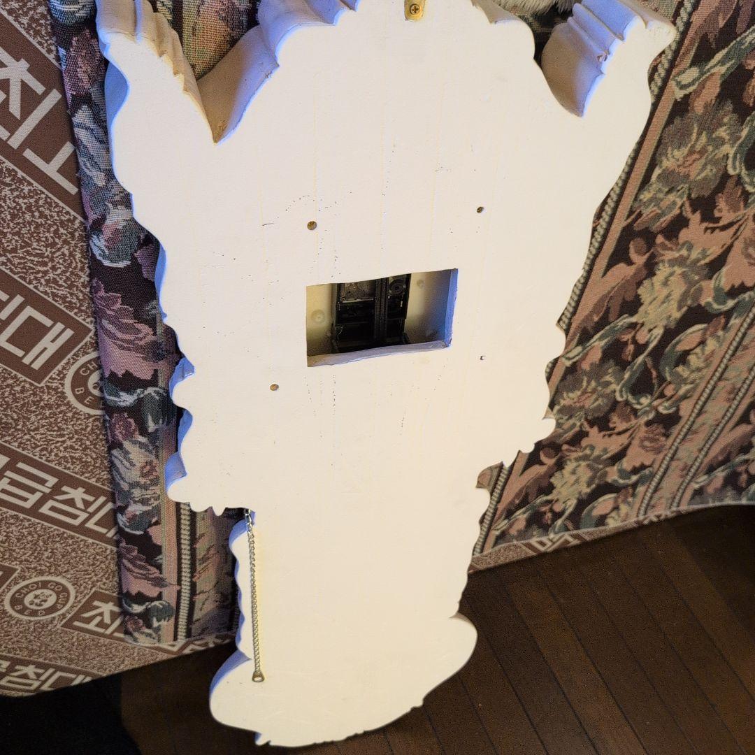 クラシックスロココタイル 掛時計 アイボリー ゴールド