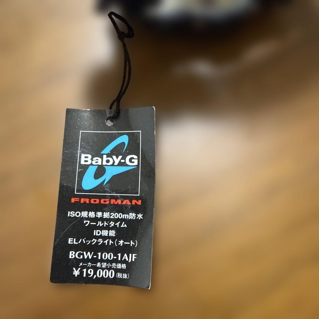 絶版希少 カシオ Baby-G フロッグマン BGW-100-1AJF