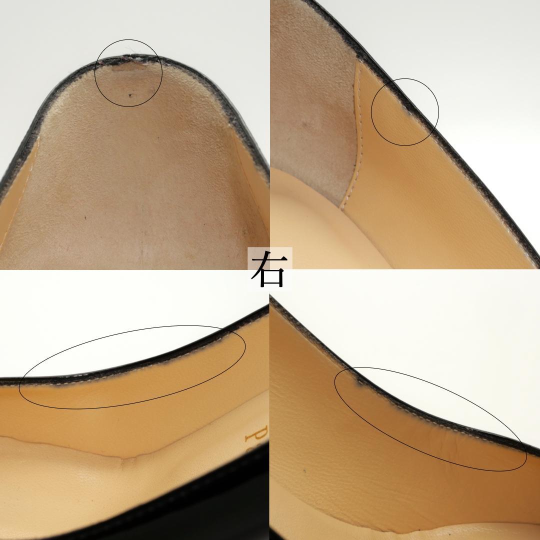 35.5　Christian　Louboutin　ルブタン　黒　エナメル　美品