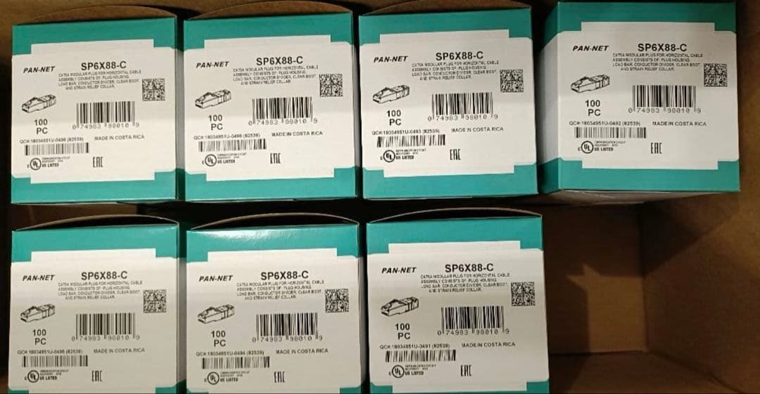 パンドウイット カテゴリ6A SP6X88-C 7箱（700個）未使用