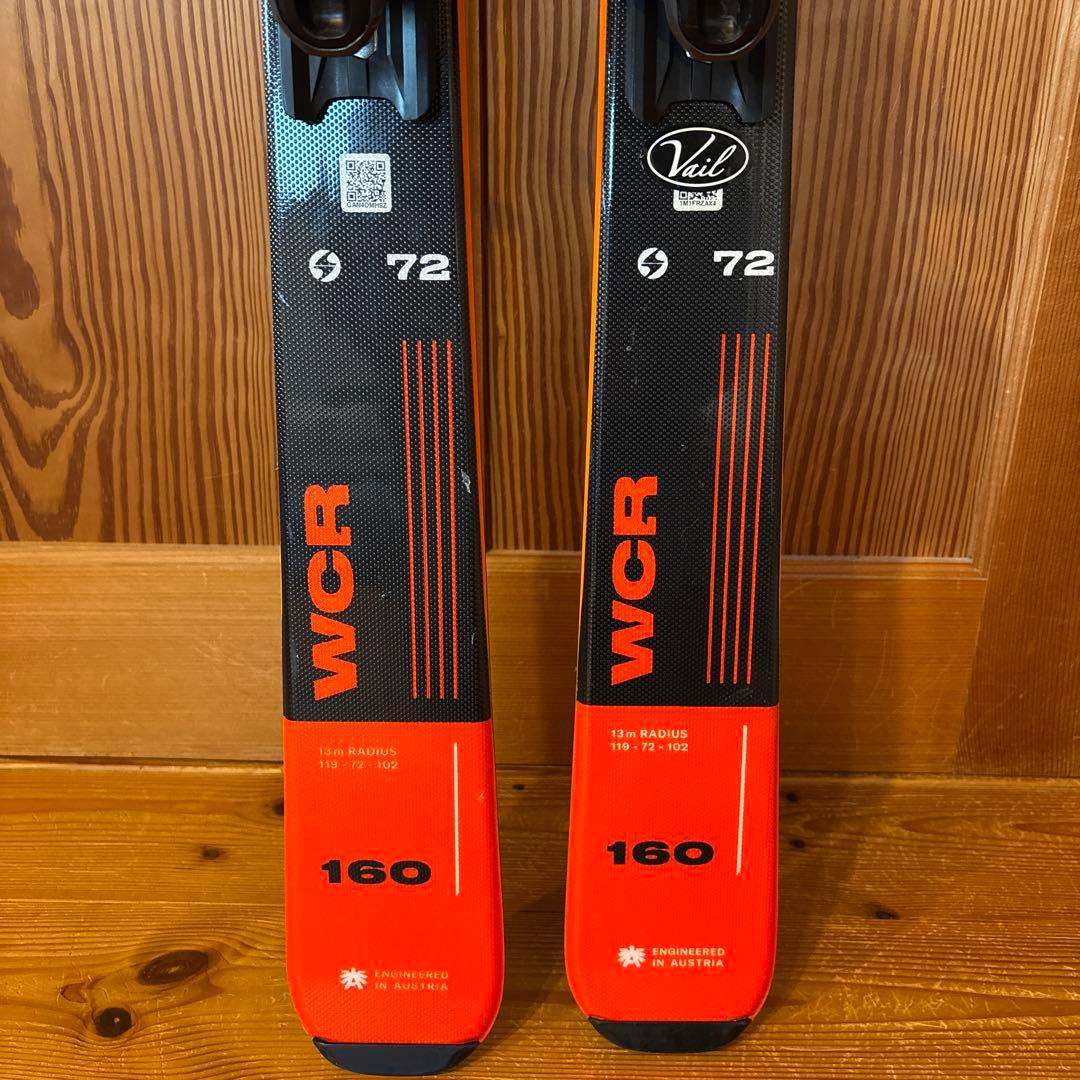 BLIZZARD WCR スキー 160cm オレンジ/ブラック