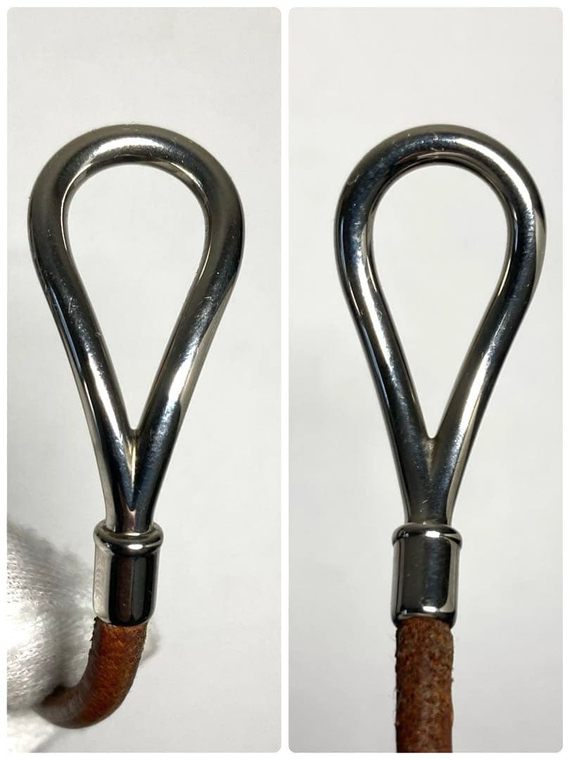 良品　エルメス　ジャンボ　シルバー金具　チョーカー　2連ブレスレット