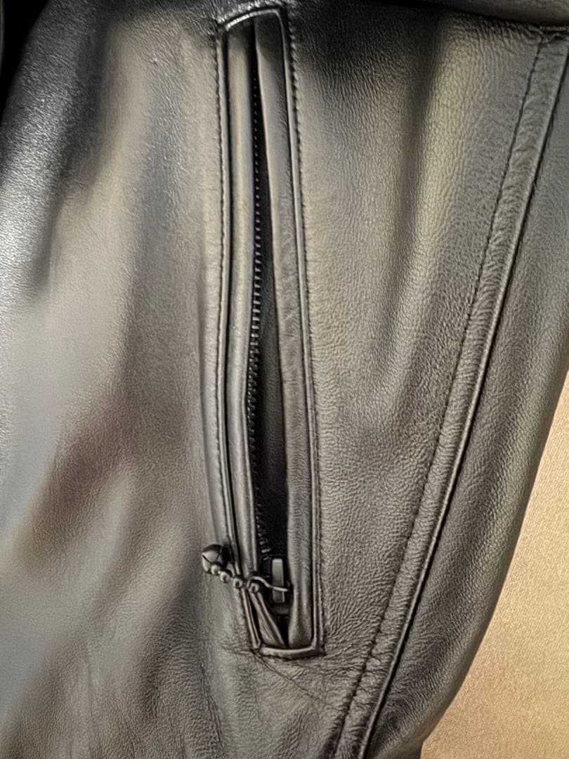 AVIREX ライダースジャケット　ラムレザー