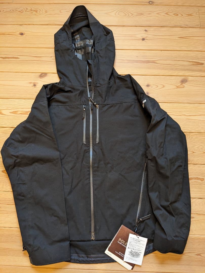 ✨️未使用✨️新品✨️POLEWARDS 黒 フード付きジャケット XL