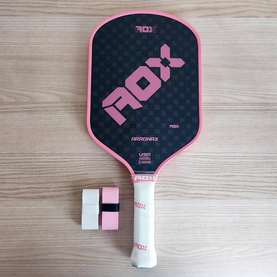 ピックルボール パドル ARRONAX カーボン加工の摩擦面 ピンク