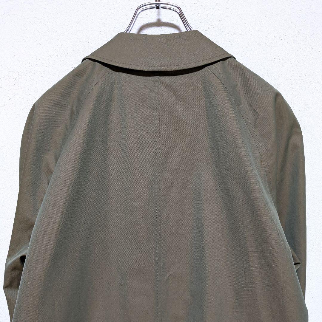 美品 英国製 80s バーバリー ステンカラーコート メンズ 玉虫 88B