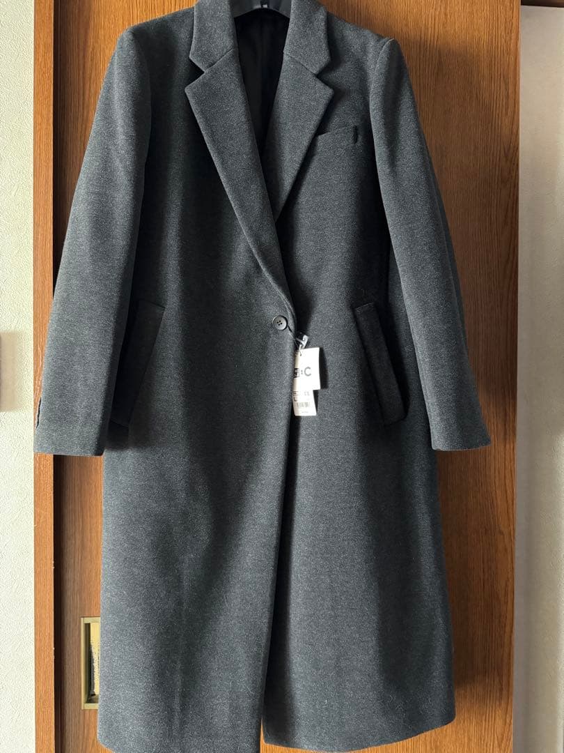 UNIQLO-C グレー ロングコート Lサイズ