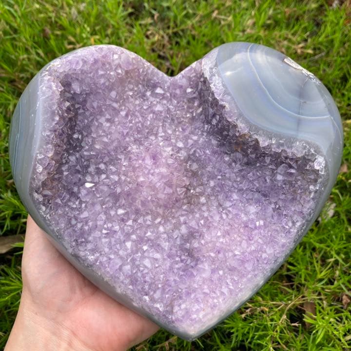 アメジスト 原石 ハート