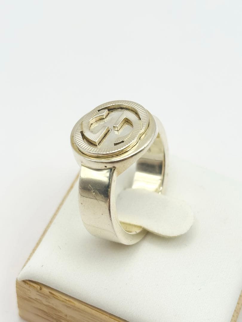 GUCCI インターロッキング リング・指輪 シルバー 18号