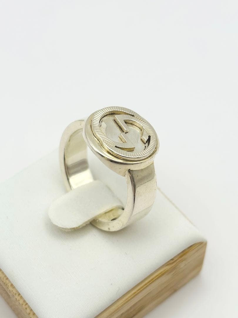 GUCCI インターロッキング リング・指輪 シルバー 18号