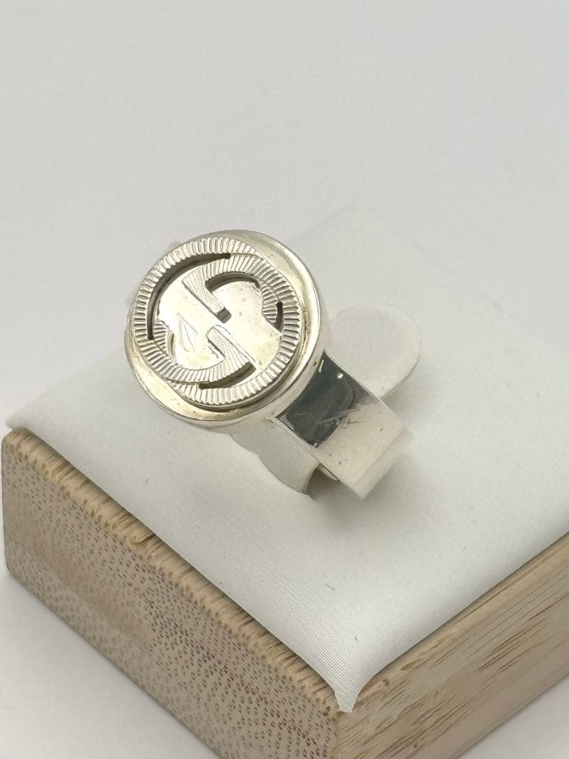 GUCCI インターロッキング リング・指輪 シルバー 18号