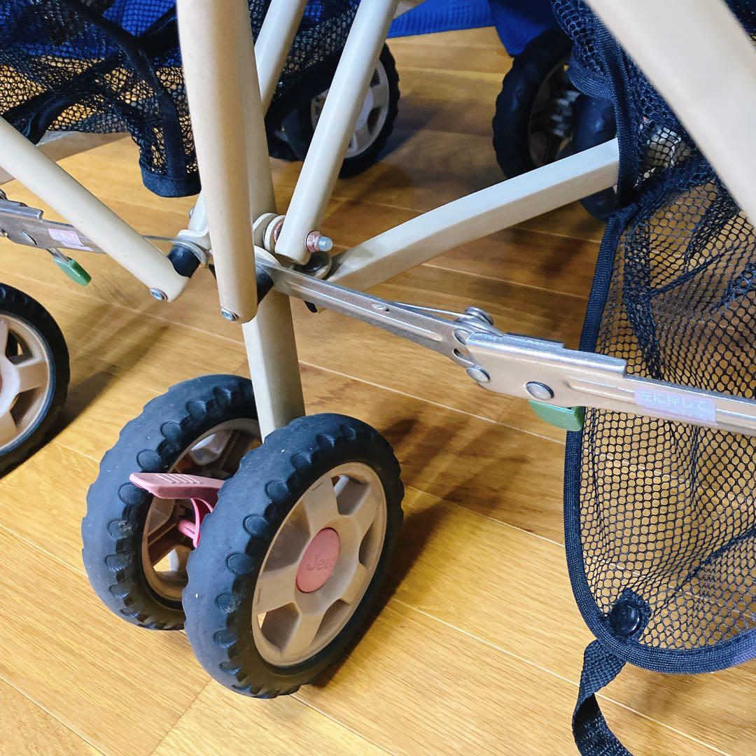 Jeep スポーツツイン 双子用ベビーカー ベージュ