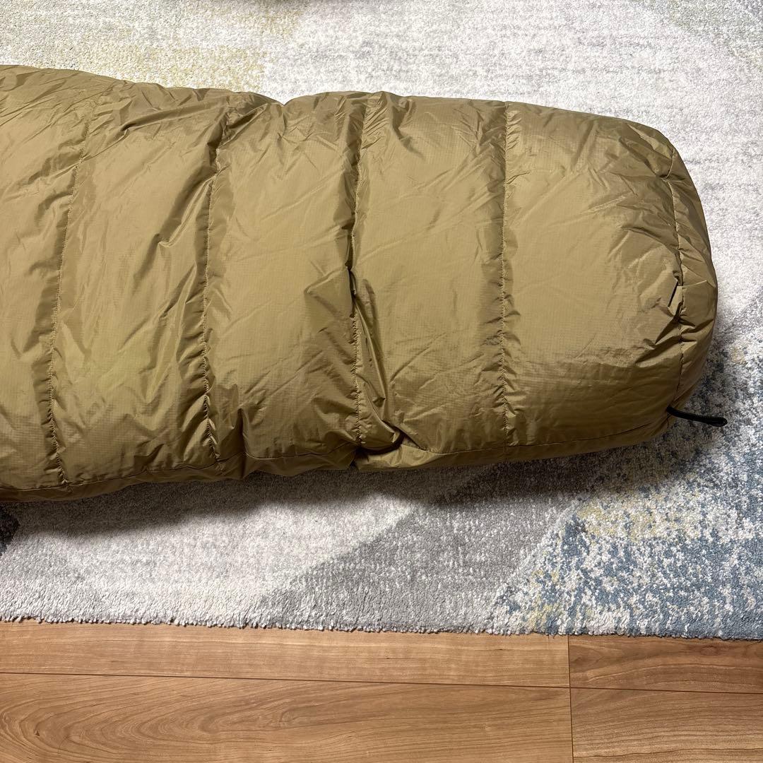 NANGA 山渓別注シュラフ1000DX ロング　コヨーテ　メッシュバック付き