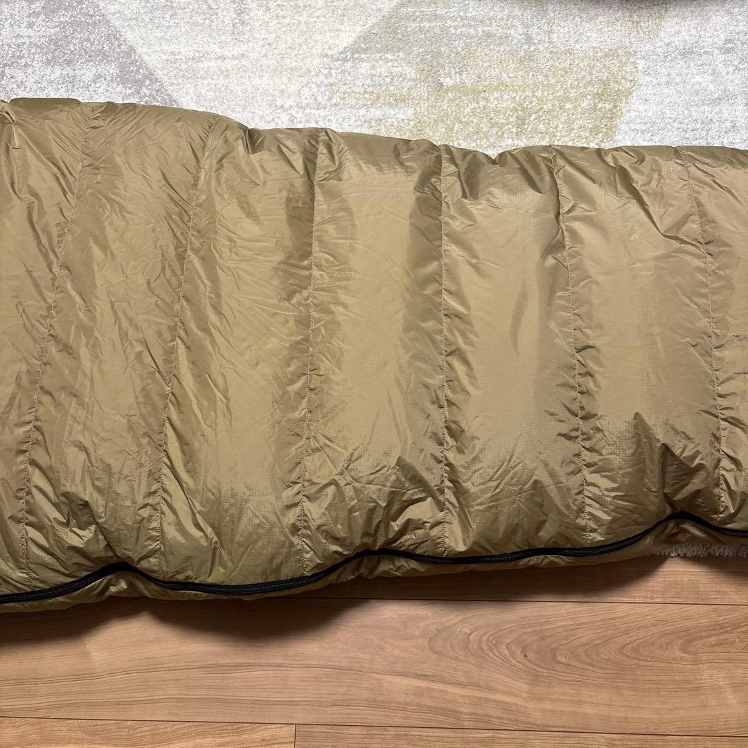 NANGA 山渓別注シュラフ1000DX ロング　コヨーテ　メッシュバック付き