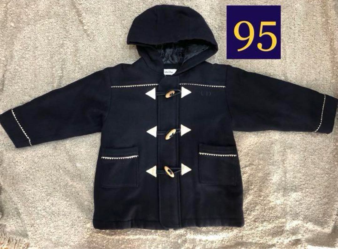 お値下げ！baby Dior 冬用コート (紺) 95cm