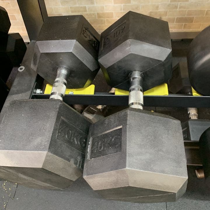 ラバーヘックス  ダンベル　25kg 30kg 35kg