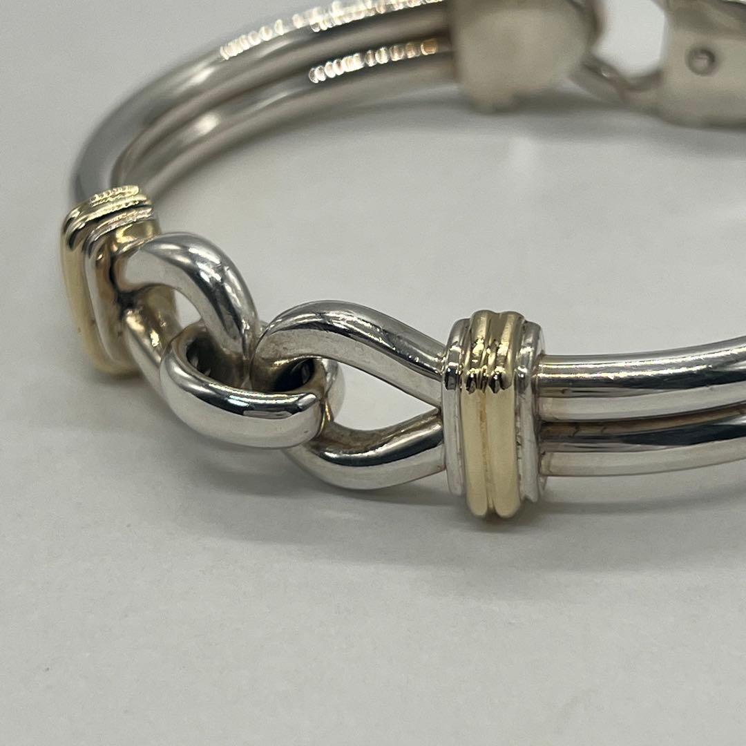 ティファニー TIFFANY ダブル ループ ブレスレット コンビ 希少