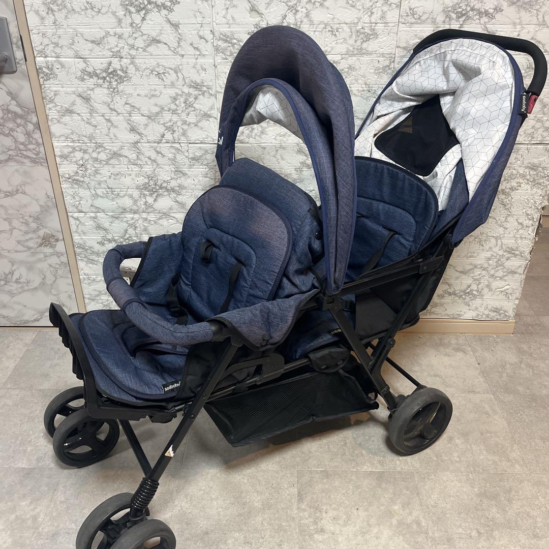 seebaby 2人乗りベビーカー　双子用ベビーカー