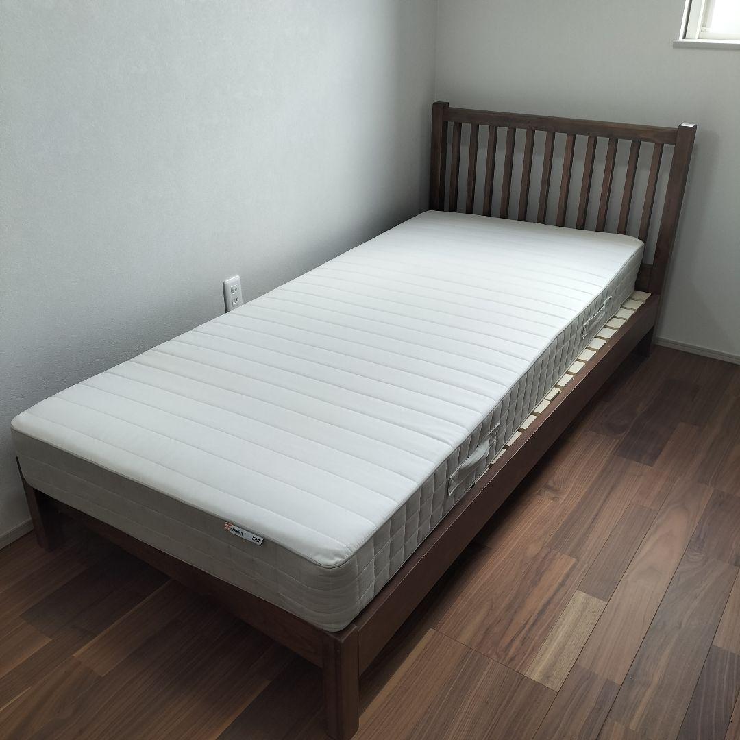 関家具 シングルベッド マットレス付き 展示品(2601C-2)