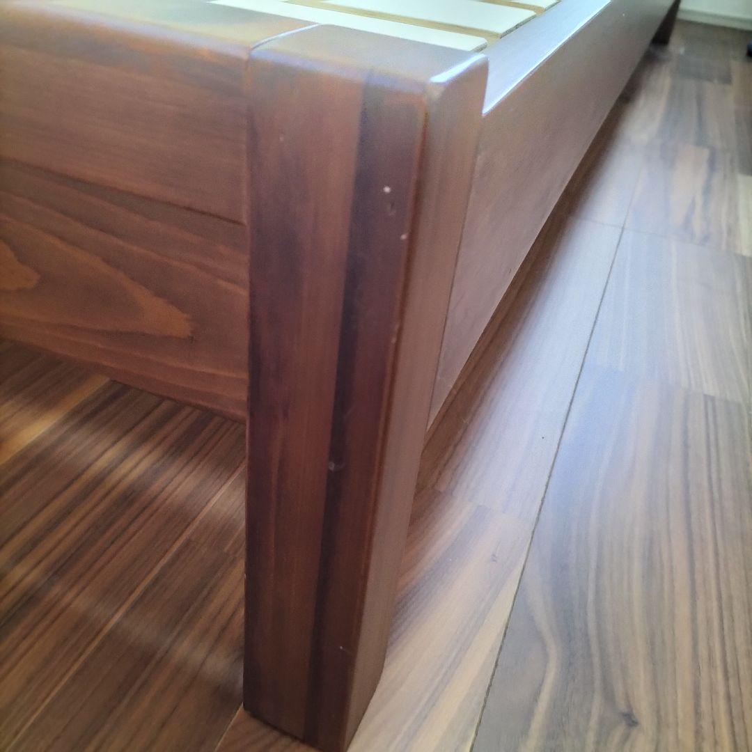 関家具 シングルベッド マットレス付き 展示品(2601C-2)