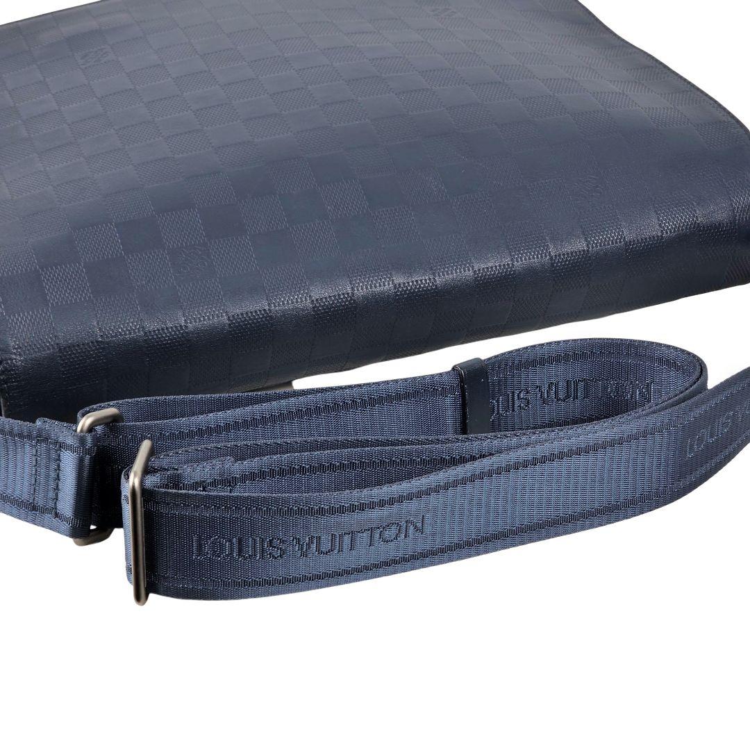 美品 ルイヴィトン ダミエ アンフィニ ディストリクト メッセンジャーバッグ