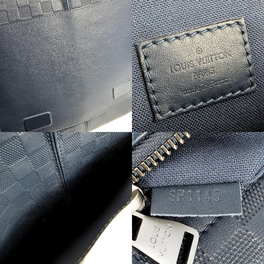 美品 ルイヴィトン ダミエ アンフィニ ディストリクト メッセンジャーバッグ