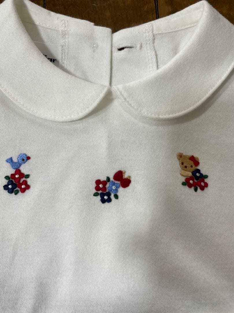 【新品】ワンピースチェック　80　familiar