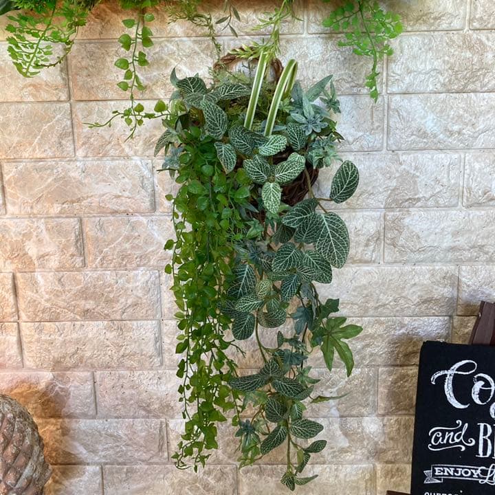 光触媒　人工観葉植物　ウォールグリーン　造花　インテリア　　ゆー