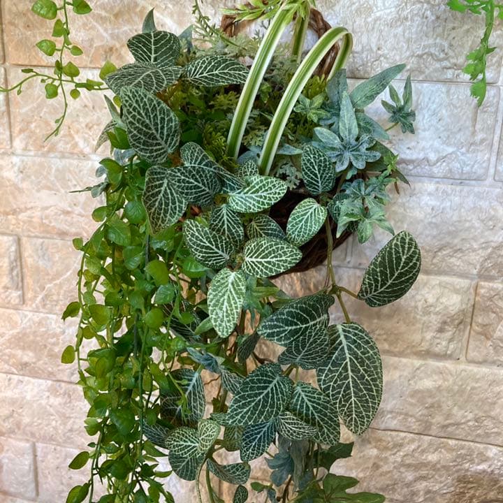 光触媒　人工観葉植物　ウォールグリーン　造花　インテリア　　ゆー