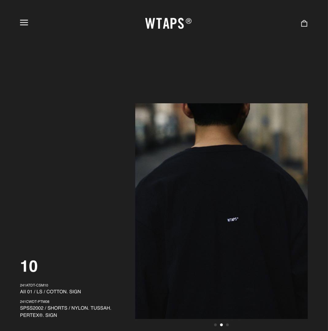 トップス WTAPS AII 01 / LS / COTTON. SIGN White