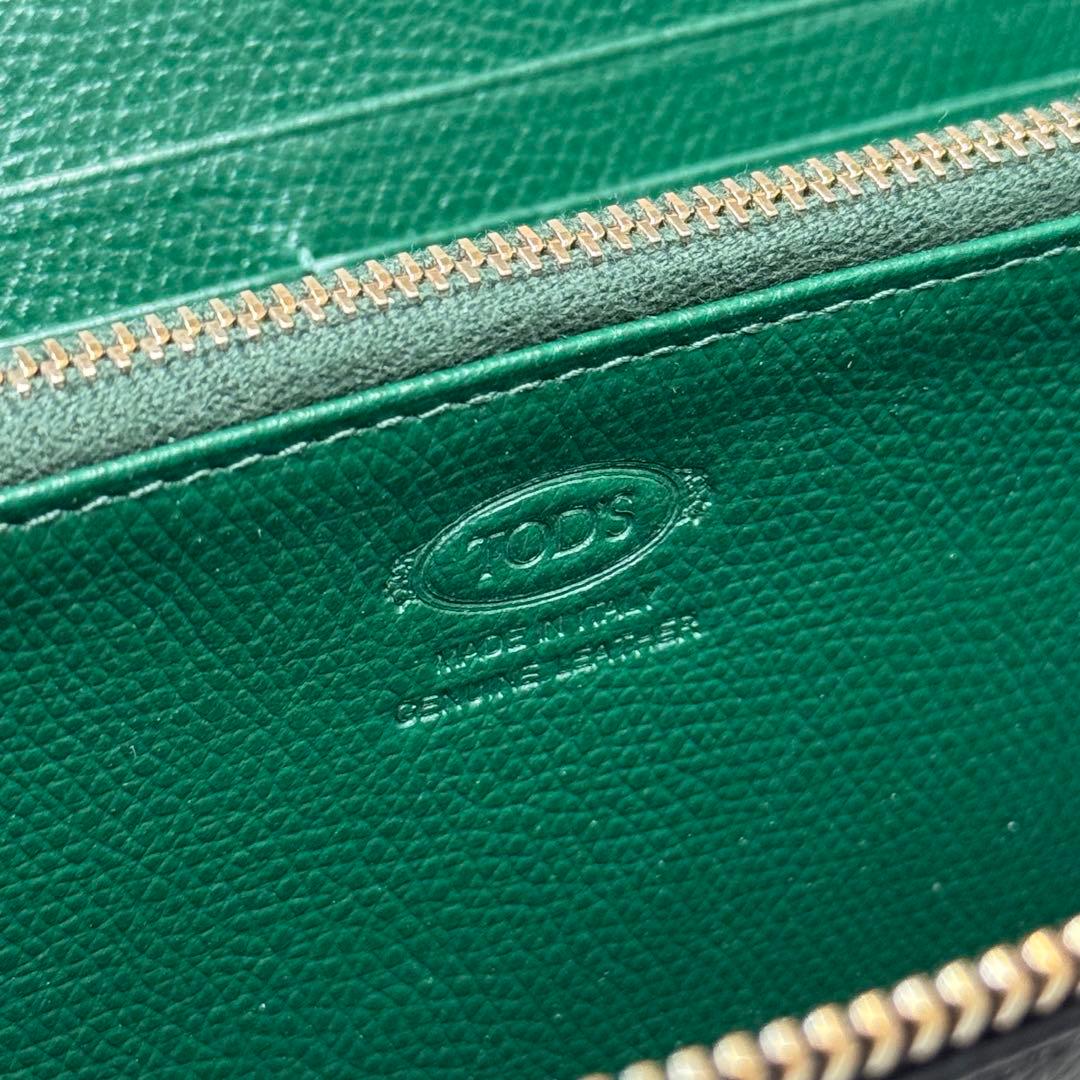 TOD'S トッズ ラウンドファスナーウォレット 長財布