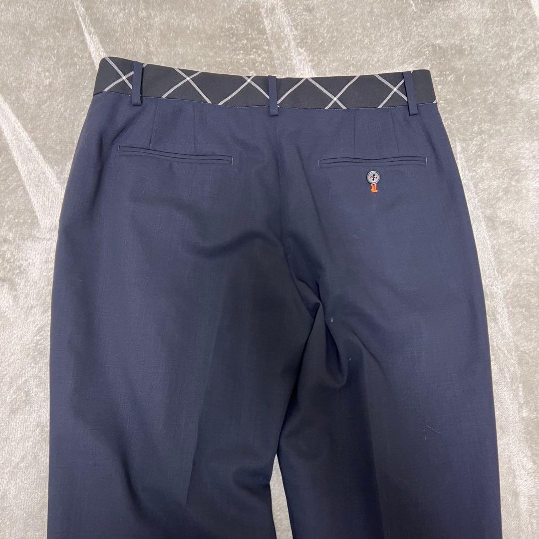 近年モデル Paul Smith パンツスーツ 大きいサイズ ネイビー 夏