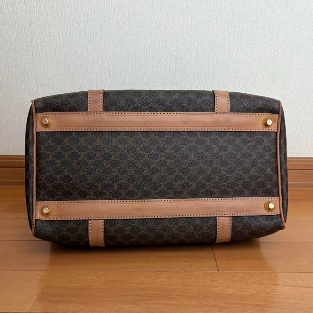 CELINE マカダム柄 ミニボストン ハンドバッグ