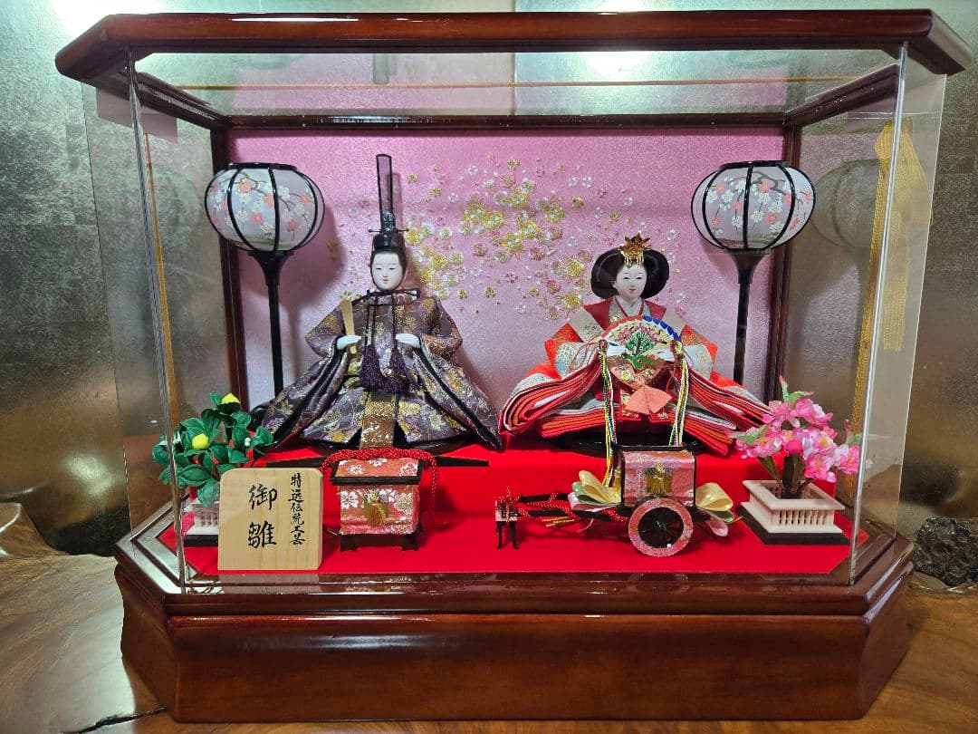 【一点限り】雛人形 ケース飾り　K27