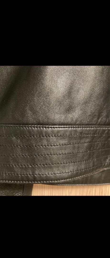 ブラックレザーショートジャケット